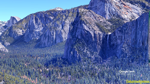 Bridaveil Falls viewed from the west.