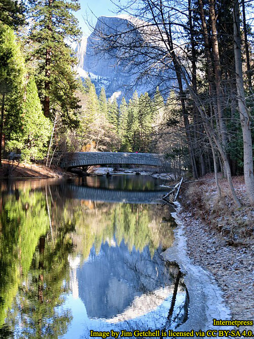 Sentinal Bridge View of Half Dome, Yosemite National Park