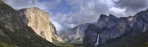 Yosemite Valley. Tunnel View